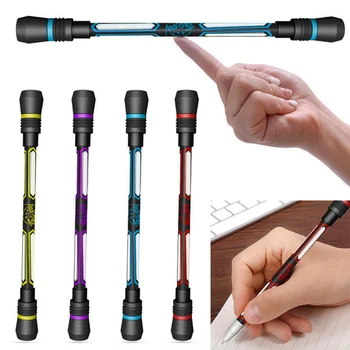 0.5 mm Vērpšanai Pildspalvu Rokas Ratu Rotaļlietas Atlaidiet Spiedienu Students Bērnu Stacionāro Plastmasas Rotējošo Rakstot Pildspalvas