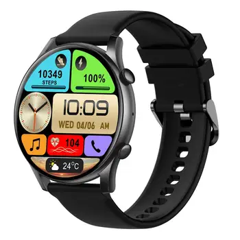 1.43 Collas, Smart Watch Veselības Monitors Sports Fitness Metāla Korpusu Touch Screen Smart Tālrunis Aproce