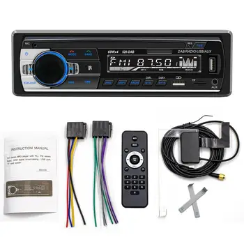 1 DIN Auto Radio FM Autoradio -in TF U Diska MP3 Atskaņotājs Handfree Auto Stereo Multivides Audio Galvas Vienības