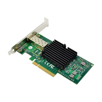 1 GAB. Servera Optisko Šķiedru Tīkla Karti Vienā Optiskā Ports, Tīkla Karte, 10G SFP+ 82599EN Čipu PCIE X4