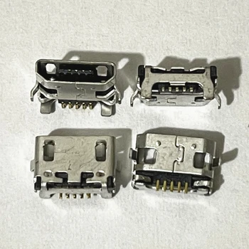 10-100gab Micro USB Uzlādes Doks Port Savienotājs, Iespraudiet vērša ragu 5pin Lenovo A10-70 A370 A788T S930 S910 A3000 A388T A656 A5000