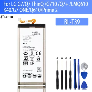 100% Oriģināla BL-T39 Akumulatoru LG G7/ Q7 ThinQ/ G710 Q7+ telefonu Baterijas