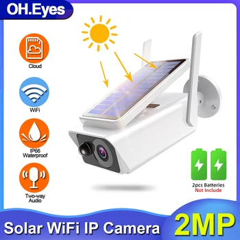 1080P Saules Paneļu Bezvadu Āra IP Drošības Kameru Saules divvirzienu Audio PIR Kustības IP66 Izturīgu Video Novērošanas Kameru