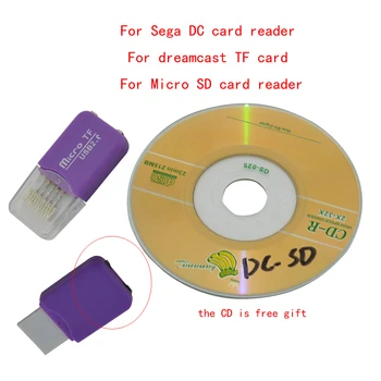 10PCS Par Sega DC karšu lasītājs dreamcast TF kartes Micro SD/DC karšu lasītājs