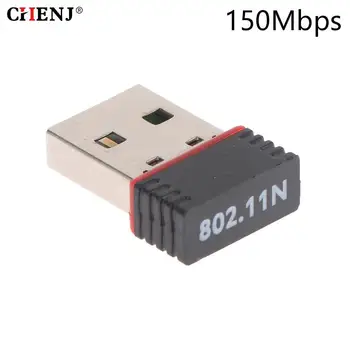 150Mbps Mini USB Bezvadu Wifi Adapteris Wi fi, LAN Tīkla Karte, 802.11 b/g/n RTL8188 Adapteri Tīkla Kartes DATORU, Datora