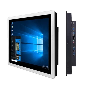 18.5 Collu Iegulto Mini planšendatoriem Panelis PC All-in-one Capacitive Touch Ekrāns, Rūpniecisko Datoru Celeron J1900 par Win10 Pro/Linux
