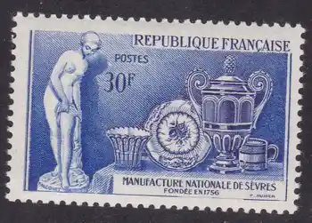 1gb/Set Jaunu Francija Pasta Zīmogs 1957 Roku darbs Nozares Gravēšana Pastmarkas MNH