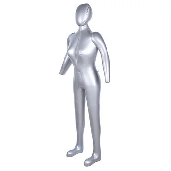 1pc PVC Piepūšamās Mannequins Sieviešu Pilnu Ķermeņa Attiecībā uz Apģērbu Reklāmas Maketa Sievietes Vīrieši Modeļa Kleita, Apakšveļa Prop Displejs