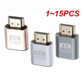 1~15PCS HDMI-saderīgam Virtuālo Displeja Adapteri ar 4K Fit-bez Galvām displayport lelli Displejs Plug EDID Emulators Video Bitcoin