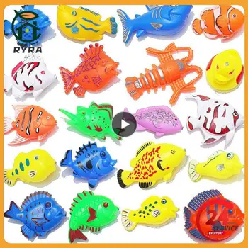 1~6PCS Karstā Plastmasas Viltus Mazo Zivju Akvāriju Dekorēšana Rotājumu Izlases Krāsas Un Formas