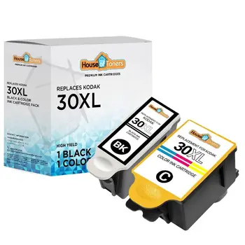 2 Pack 30 XL Tintes Kasetnes Kodak ESP Biroja 2170 ESP C110 ESP 3.2 s Printeri
