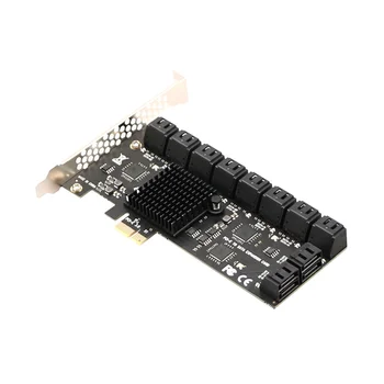 20/16/12/6 Portu SATA 6Gb, lai Kontrolieris PCI SATA PCIe III Converter PCIE Stāvvadu Adapteri