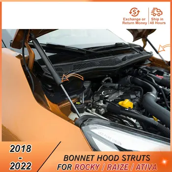 2018-2022 Motora Pārsega Glāžu Bāri Toyota Raize Daihatsu Rocky Perodua Ativa 2018 2019 2020 2021 2022 Piederumi, Lifts Atbalsts