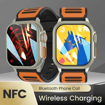 2023 NFC Smart Skatīties Ultra Vīriešiem Smartwatch Sieviešu 1.96