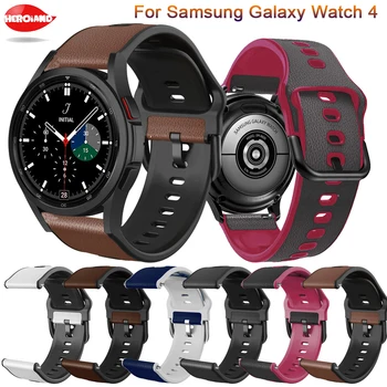 20mm Skatīties Siksnu Samsung Watch 4 40mm 44mm Aproce Samsung Galaxy Noskatīties 4 Classic 42mm 46 ādas Watch4 Datumi Correa