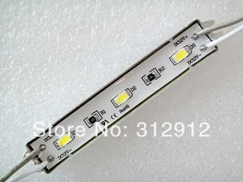 20PCS 5730 SMD LED modulis;augstas spilgti;1.2 W;IP65;DC12V;120-150lm;izmērs:75mm*12mm;metāla gadījumā