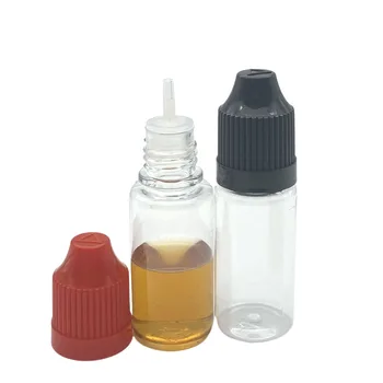 20pcs Skaidrs, 10ml PET Tukšs Šķidruma Pudeles Plastmasas Pudeles Acu Pilienu E-Cigarete Šķidrums Adatu Padoms Grūti Pudele