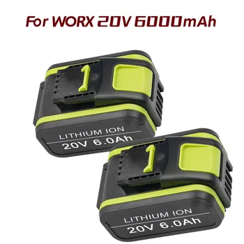 20V 6. 0ah/6000Mah Litija Jonu Batterij Vervanging Voor Worx WA3551 WA3551.1 WA3553 WA3553.2 WA3641 Batterij