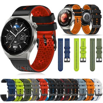 22mm Silikona Watchband Par Huawei Noskatīties 4/Pro/Pumpuri/GT 3 2 GT2 46mm GT3 Pro 46mm Siksnu Nomaiņa Smartwatch Aproce Aproce