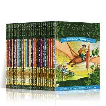 28 Hardcover Grāmatas / Komplekts Magic Tree House angļu valodu, Lasot Stāstu Grāmatu 3-10 Gadus Veco Krāsu Attēlu Grāmatu Bērnu Grāmatu Nodaļa