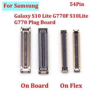 2gab Lcd Ekrānu Usb Lādētāja Ports Uzlādes Savienotājs standarta jo Samsung Galaxy S10 Lite G770F S10Lite G770 Plug Valdes 54 Pin