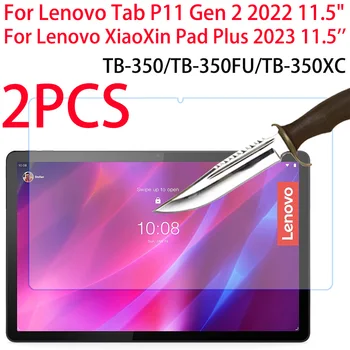 2GAB Rūdīts Stikls filmu Lenovo Cilnes P11 2nd Gen 11.5 Ekrāna Aizsargs Lenovo XiaoXin Pad Plus 2023 11.5