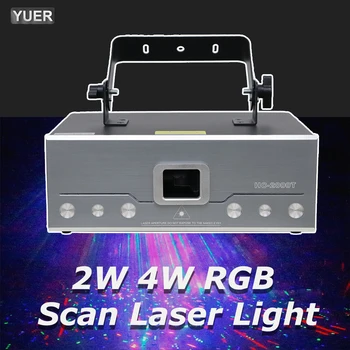 2W 4W RGB Animācija Staru ScannerLaser Skatuves Gaismas Lāzera Projektoru DJ Disco Bar, Club Party Deju Kāzu Ziemassvētki Spēkā Parādīt Lampas