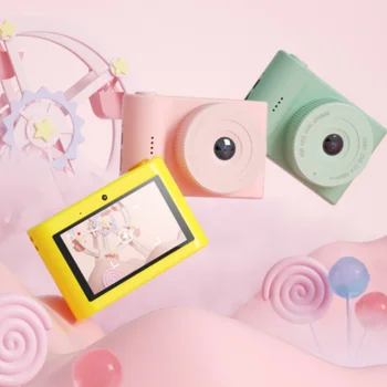 3 Collu Wifi Mini Kids Fotokameras 1080P Touch Fotokameras Uzlādējams 1000mAh Digitālās Kameras Bērniem