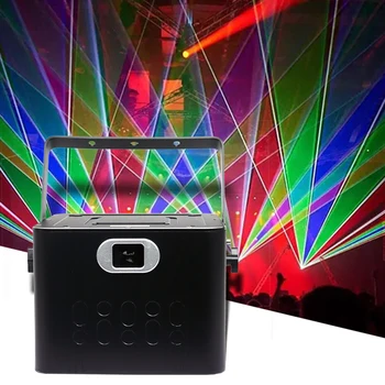 30Kpps Profesionālās 15W ILDA RGB Animācija Lāzera Gaismu Ziemassvētku DJ Disco Party Bumbu Gaismas Tālvadības Spēkā Projektoru DMX