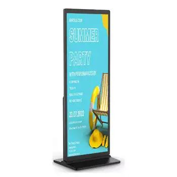 43 55 65 70 75 86 Collu 4K Lielo Full Ekrāna Android Video Displejs LCD, Ultrathin Pārnēsājamo Digitālo Signālu Totem Touch Screen Kiosks