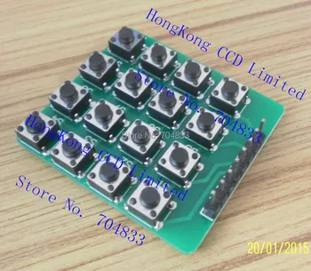 4x4 matricas klaviatūras modulis 4*4 matricas klaviatūras modulis mikrokontrolleru