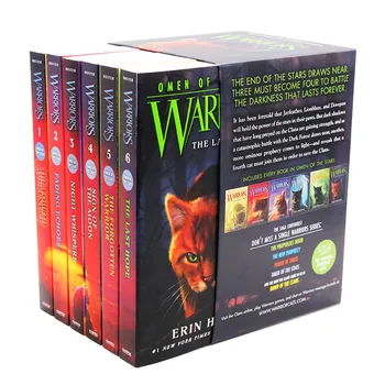 6 Grāmatas Angļu/Cat Warrior 4. Daļa/Apjomi 1-6