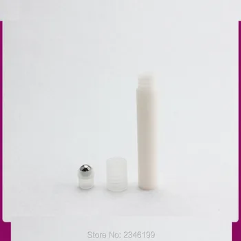 8.G 8ML Plastmasas Roll Pudele ar Stikla Pērlīšu Metāla, Tērauda Lodītes, Ēteriskās Eļļas Pudeles, Kosmētikas Paraugu, Iepakojuma, 50 Gabali/Daudz