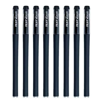 8 Gab Gēla Pildspalvas Komplekts Melnā Zilā Piepildīt Gēla Pildspalva Bullet Padoms 0.5 mm, Skolas un Biroja Piederumi, Kancelejas Kawaii Piederumi, Kancelejas preces