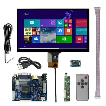 9 Collu 1024*600 LCD Ekrānu Vadītāja Kontroles padomes HDMI-Saderīgam VGA AV Digitizer Touchscreen Aveņu Pi DATORA Monitoru