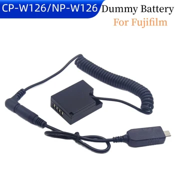 9V USB C Tips Digitālā Displeja Kabelis+CP-W126 NP-W126 Lelli Akumulatoru Fujifilm XA20 XT200 Pro2 Pro3 XT20 XT30 X-M1 X-A2 Kamera
