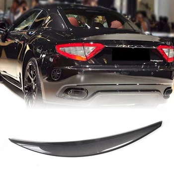 Aizmugures Bagāžnieka Spoilers Spārnu, lai Maserati GT (GranTurismo Kupeja 2D Dzīvoklis Bagāžnieka 2008. - 2010. Gadam Aizmugurējais Spoileris Oglekļa Šķiedras / FRP