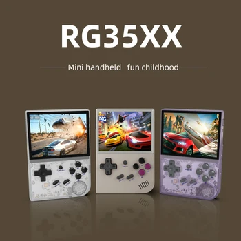 ANBERNIC RG35XX Mini Retro Rokas Spēļu Konsole Linux Sistēmu, 3,5 collu IPS 640*480 Ekrāna Spēle Atskaņotājs Bērnu Dāvanas Ziemassvētkiem