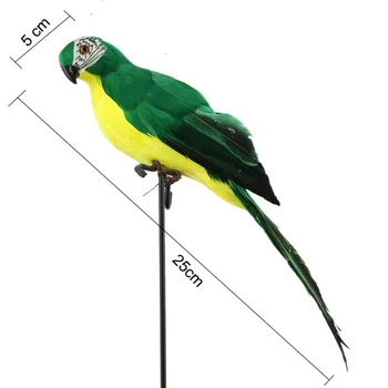 Apdare Simulācijas Papagailis Zālienu Plecu Pirātu Koku Rotā Mākslīgo Viltus Putu Spilgti Rotājumu Putnu Putnu Apdare