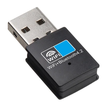 AU42 -USB, WiFi, Bluetooth Adapteri, Bluetooth 4.2 150Mbps Wifi Dongle Tīkla Karti, Wifi un Bluetooth Uztvērējs, Raidītājs