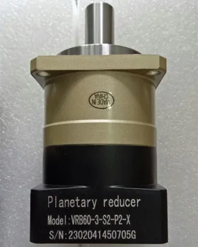 augstas precizitātes Slīpzobu pārnesumu planetārais reduktors reduktoru 1 posms 60mm rāmis 200w 400w AC servo ieeju 14mm