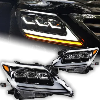 Auto Lukturi, par Lexus LX570 Lukturu Projektora Objektīvs 2007-2015 Dinamiskā Signāla Lukturi LED Lukturi dienas gaitas lukturi, Automobiļu Piederumu
