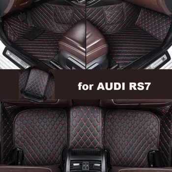 Autohome Automašīnas Grīdas Paklāji AUDI RS7 2012-2018 Gadu Modernizētas Versija Kāju Coche Aksesuāri, Paklāji