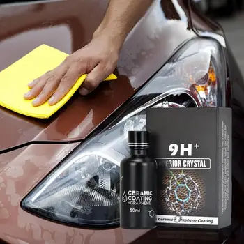 Automašīnas apvalka Ar Sūkli Anti Scratch Auto Nano Keramikas Pārklājums 9H Grafēna Automobiļu Kopšanas Šķidrums Anti UV aizsargslāni