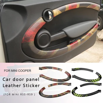 Automašīnu durvju panelis ar Ādas kategorijas Uzlīme MINI COOPER R55 R56 R57 R58 R59 Auto Piederumi Stils