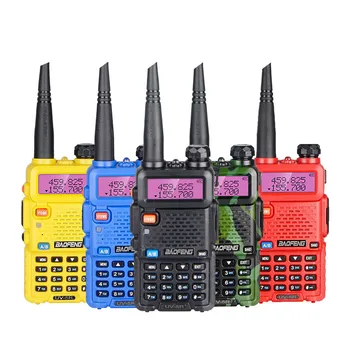 BaoFeng walkie talkie, UV-5R divu veidu, cb radio jaunināšanas versiju baofeng uv5r 128CH 5W VHF UHF136-174Mhz & 400-520Mhz policijas skeneris