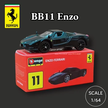 Bburago 1/64 Ferrari Auto Miniatūras Modeli, BB11 Enzo Mēroga Lefarrari F40 F50 F12tdf 458 488 Spider Lējumiem Transportlīdzekļa Reprodukcija Rotaļlietas