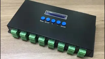 BC-216 Manuālo slēdzi CE SPI matricas gaismas kontrolieris DMX512 interface programmējams dmx led gaismas kontrolieris