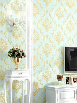 beibehang neaustu Teksturētu iezīme Vintage damask Tapetes dzīvojamā istabā segumi papel de parede 3d sienas papīra Ruļļu guļamistaba
