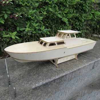 Bellina Jahtu Tālvadības Laivu Modelis DIY Elektriskā Rokasgrāmata Montāža Koka Laivas Modelis, Komplektā Zēna Rotaļlieta Modelis, Komplekts